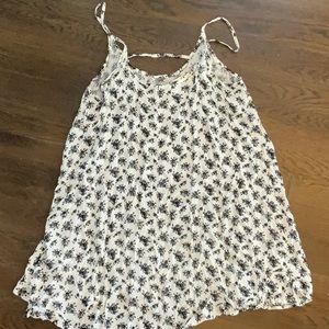 Free People floral printed gauze intimate